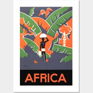 Vintage Travel Poster from Africa Posters and Art